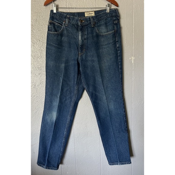 L.L. Bean Other - LL Bean Classic Fit Mens Jeans 33x29 Medium Wash Blue Denim Straight Leg